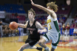 Huntington cuts 10-point deficit to defeat Hawks 66-63 in quarterfinals